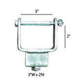 3″ x 2″ Tube Side Adjuster - Roxom Boat trailer Parts