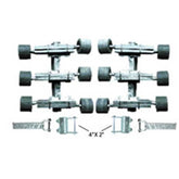 4 Inch X 2 Inch Rear Adjustable Assembly - Roxom Boat trailer Parts