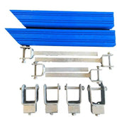 400mm Boat Trailer Glider Kit - Self Centering V Kit Blue - Roxom Boat trailer Parts