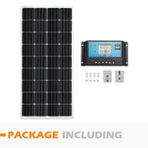 Caravan 12V 200W Mono Solar Panel Kit - Roxom Boat trailer Parts