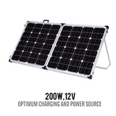 Caravan 200W Folding Solar Panel Power Regulator 12V - Roxom Boat trailer Parts