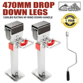 Caravan Stabiliser Stands - 1200lbs 544kg X 2 - Roxom Boat trailer Parts