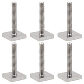 T - Track Adapter M6 X 35 Mm T - Bolts Stainless Steel 20x20mm - Roxom Boat trailer Parts