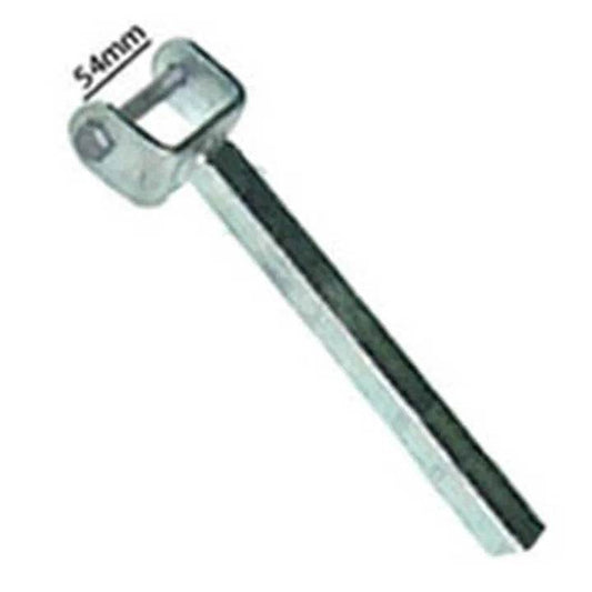12″ Wood Yoke Stem – Angled 54mm - Roxom Boat trailer Parts