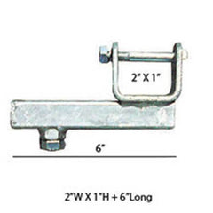 2″ x 1″ x 6″ Tube side Adjuster - Roxom Boat trailer Parts