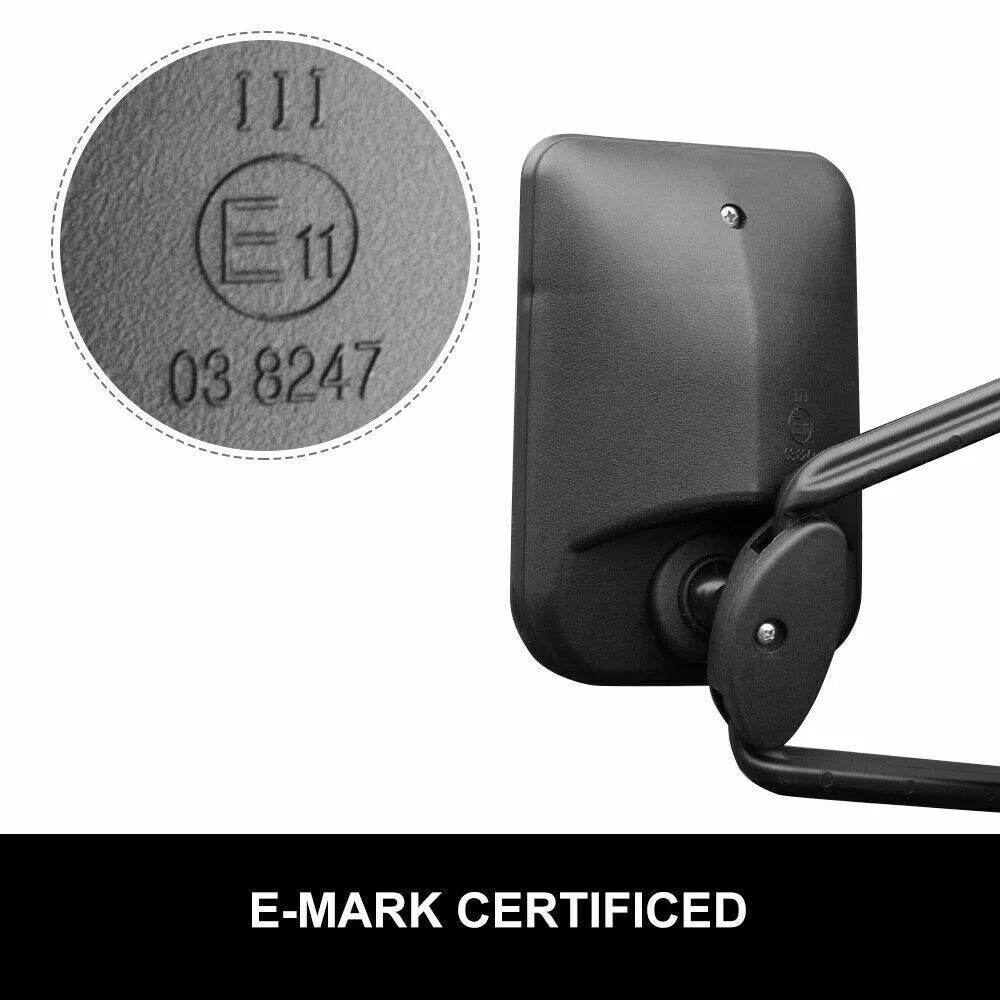 2x Towing Mirrors Pair Universal Multi Fit - Roxom Boat trailer Parts