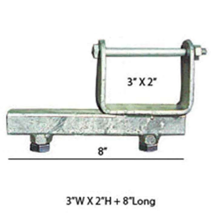 3″ x 2″ x 8″ Tube Side Adjuster - Roxom Boat trailer Parts