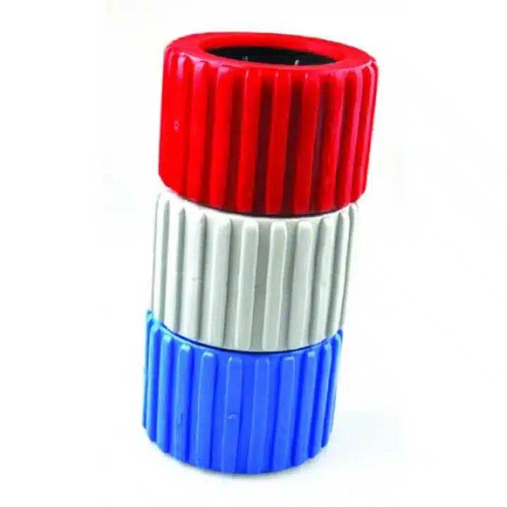 3 Inch Blue Wobble Rollers – 20mm Bore - Roxom Boat trailer Parts