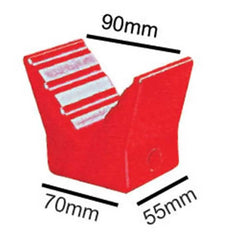 3 Inch Poly V Block Boat Trailer - Roxom Boat trailer Parts