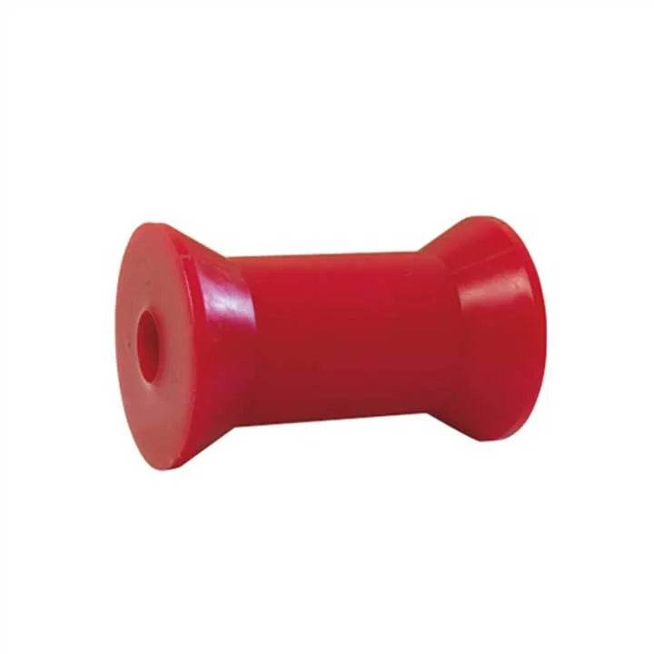 4″ Red Soft Cotton Reel Keel Roller - Roxom Boat trailer Parts