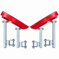 400mm Boat Trailer Glider Kit - Self Centering V Kit Red - Roxom Boat trailer Parts