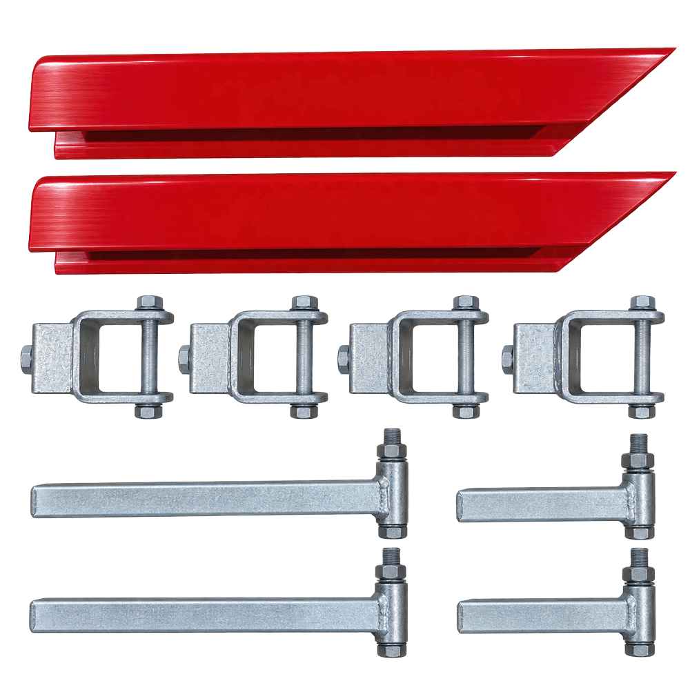 400mm Boat Trailer Glider Kit - Self Centering V Kit Red - Roxom Boat trailer Parts