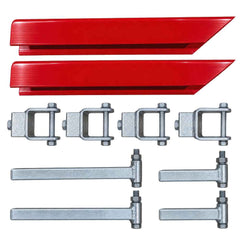 400mm Boat Trailer Glider Kit - Self Centering V Kit Red - Roxom Boat trailer Parts