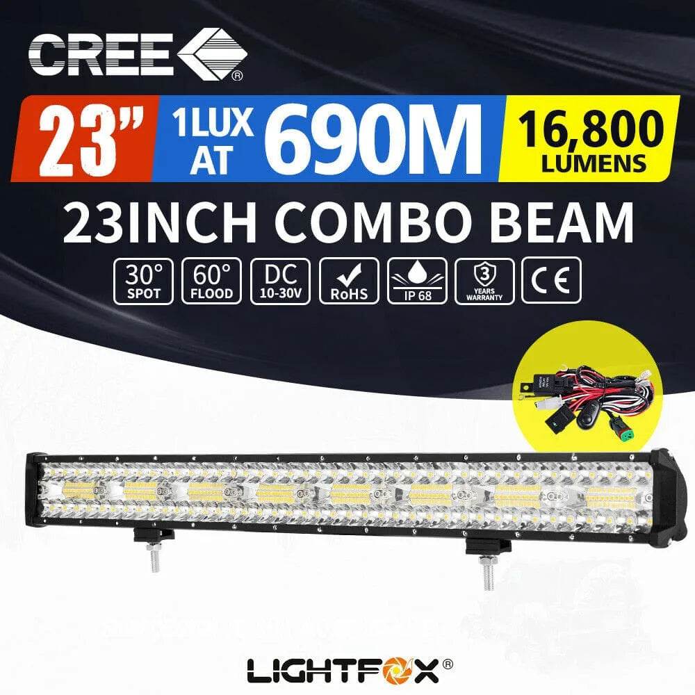 4WD 23 Inch Light Bar Driving Lamp - Roxom Boat trailer Parts