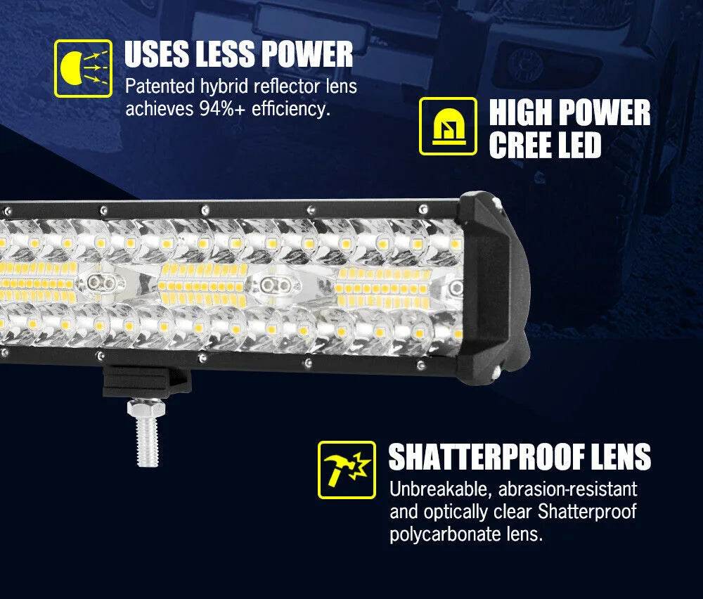4WD 23 Inch Light Bar Driving Lamp - Roxom Boat trailer Parts