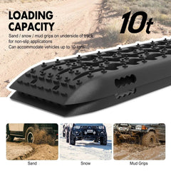 4WD Recovery Tracks Traction Boards 10T Black - Roxom Boat trailer Parts