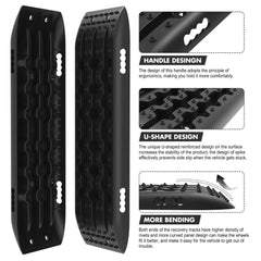 4WD Recovery Tracks Traction Boards 10T Black - Roxom Boat trailer Parts