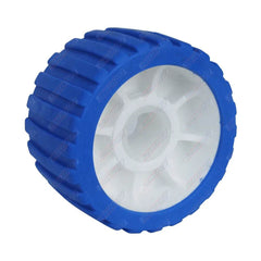 5 Inch Blue Wobble Rollers – Ribbed Blue - Roxom Boat trailer Parts