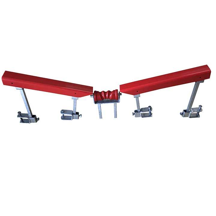 500mm Boat Trailer Glider Kit - Self Centering V Kit Red - Roxom Boat trailer Parts