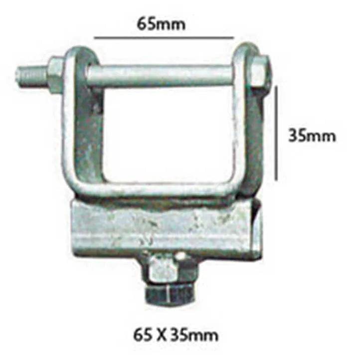 65mm x 35mm Tube Side Adjuster - Roxom Boat trailer Parts