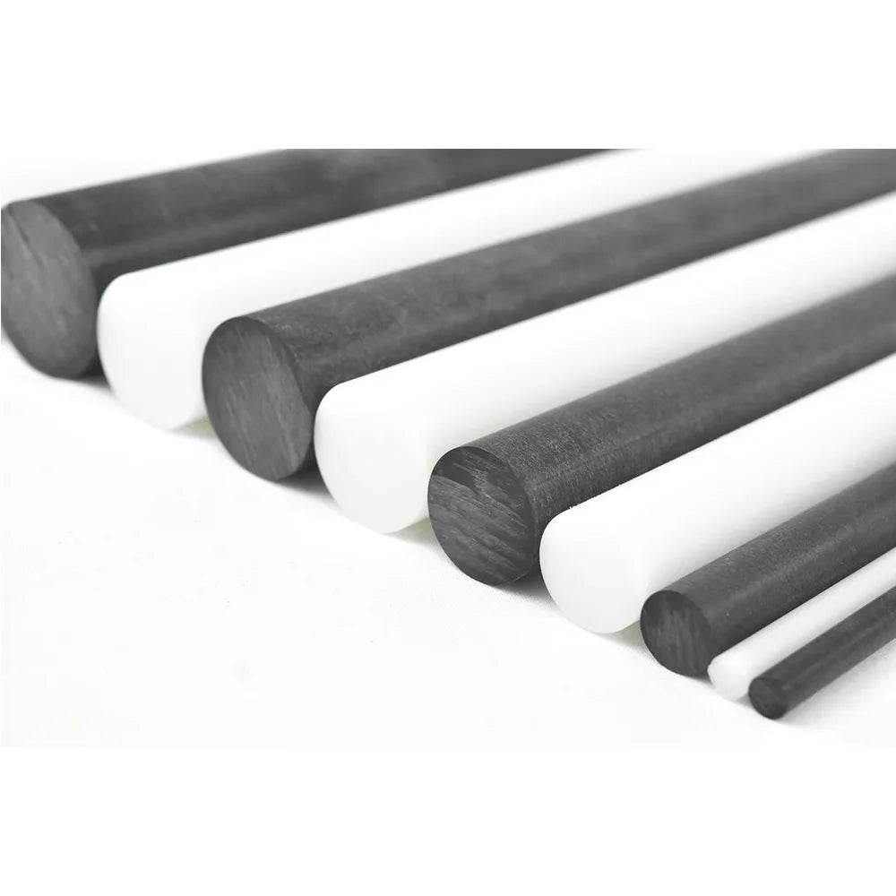 Acetal Plastic Black Rod 40mm Dia X 1000mm - Roxom Boat trailer Parts