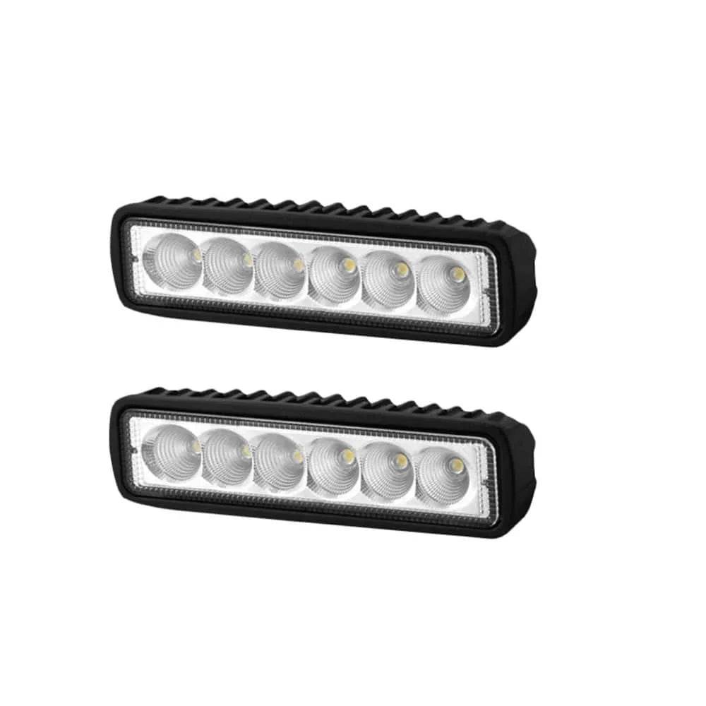4WD 6 Inch Led Light Bar Flood Beam - Roxom Boat trailer Parts
