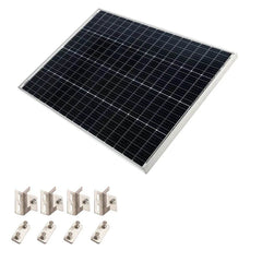 Adventure Kings 160 W Fixed Solar panel with mounting brackets - Roxom Boat trailer Parts