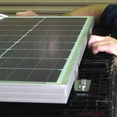 Adventure Kings 160 W Fixed Solar panel with mounting brackets - Roxom Boat trailer Parts