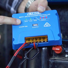 Adventure Kings 20A MPPT Solar Regulator USB Charging Power 4WD Caravan Control - Roxom Boat trailer Parts