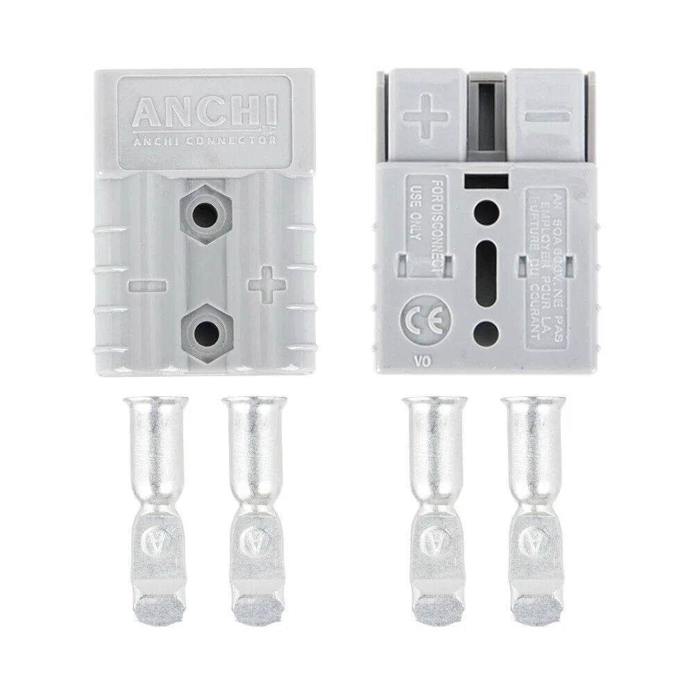 10x Anderson Style Plug Connectors Atem Power 12-24V 50 Amp - Roxom Boat trailer Parts