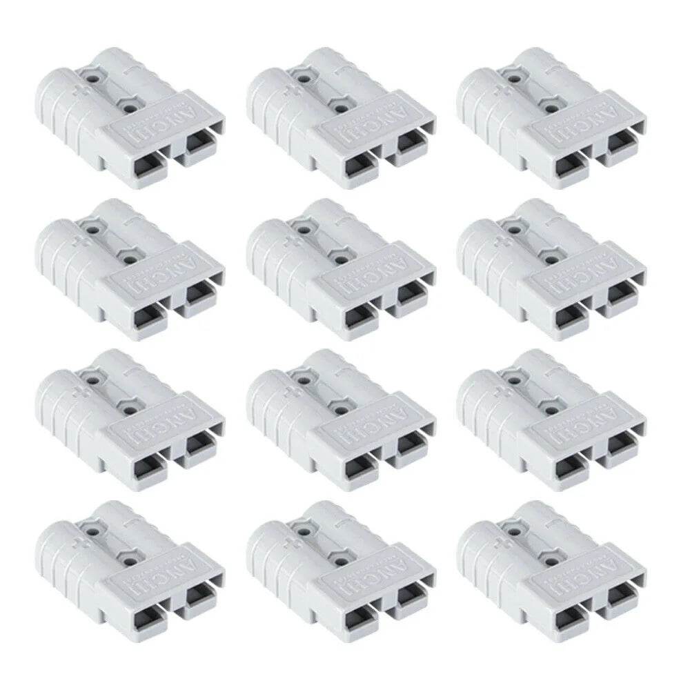 10x Anderson Style Plug Connectors Atem Power 12-24V 50 Amp - Roxom Boat trailer Parts