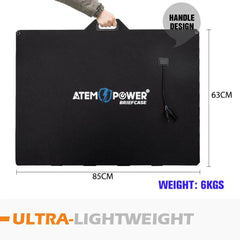 ATEM POWER 12V 250W Folding Solar Panel Blanket Kit Mono - Roxom Boat trailer Parts