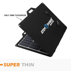 ATEM POWER 12V 250W Folding Solar Panel Blanket Kit Mono - Roxom Boat trailer Parts