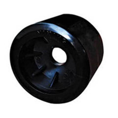 4 Inch Smooth Black Wobble Rollers – 25mm Bore - Roxom Boat trailer Parts