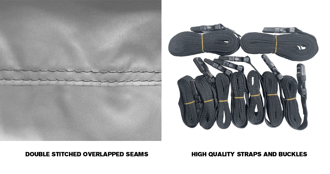 Heavy Duty Boat Cover Marine Grade Covers Protector 12-14ft - Roxom Boat trailer Parts