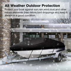 Heavy Duty Boat Cover Marine Grade Covers Protector 17-19ft - Roxom Boat trailer Parts