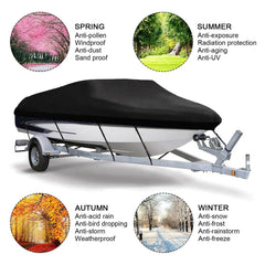Heavy Duty Boat Cover Marine Grade Covers Protector 17-19ft - Roxom Boat trailer Parts