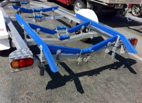 Boat Trailer Bunks Ribbed With Bends 3Mtrs - Roxom Boat trailer Parts