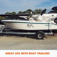 Boat Trailer Plastic Mudguards 13 14″ Wheels - Black - Roxom Boat trailer Parts