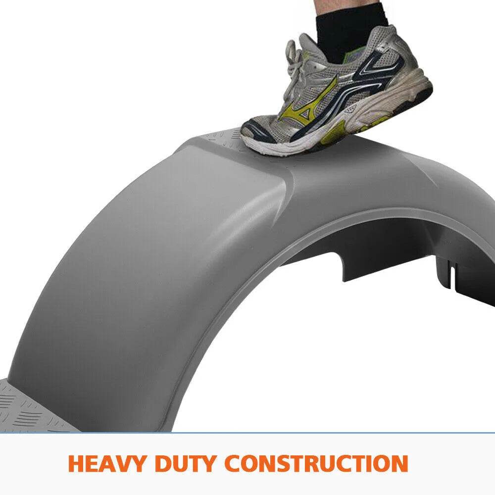 Boat Trailer Plastic Mudguards 13 14″ Wheels - Grey - Roxom Boat trailer Parts