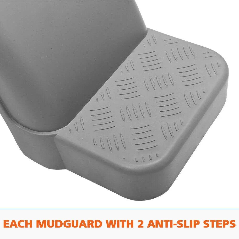 Boat Trailer Plastic Mudguards 13 14″ Wheels - Grey - Roxom Boat trailer Parts