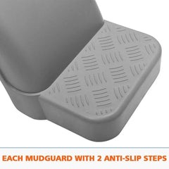 Boat Trailer Plastic Mudguards 13 14″ Wheels - Grey - Roxom Boat trailer Parts