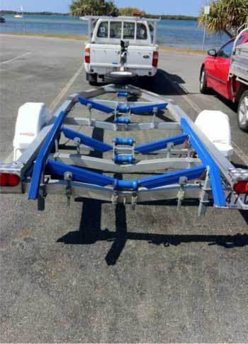 Boat Trailer Bunks Ribbed With Bends 2Mtrs - Roxom Boat trailer Parts