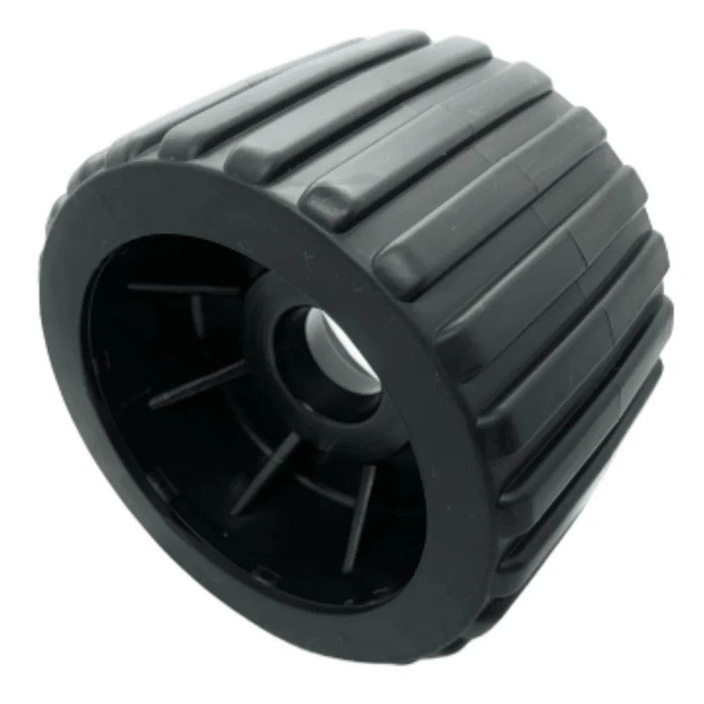 3 Inch Black Wobble Rollers 22mm Bore - Roxom Boat trailer Parts