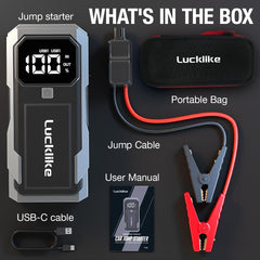 Car Battery Jump Starter - 6000A Peak - Roxom Boat trailer Parts