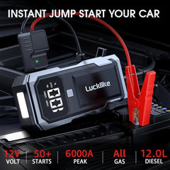 Car Battery Jump Starter - 6000A Peak - Roxom Boat trailer Parts