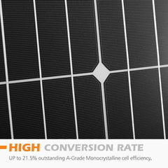 Caravan 12V 200W Mono Solar Panel Kit - Roxom Boat trailer Parts