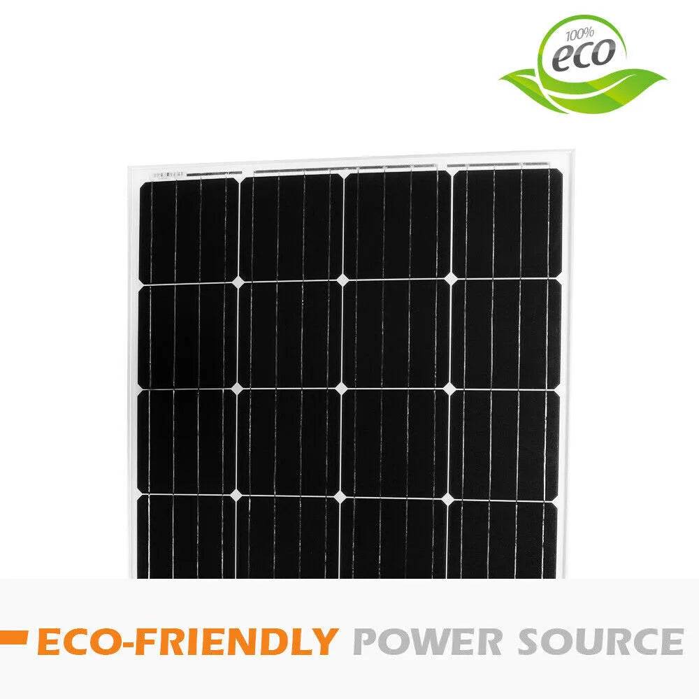 Caravan 12V 200W Mono Solar Panel Kit - Roxom Boat trailer Parts