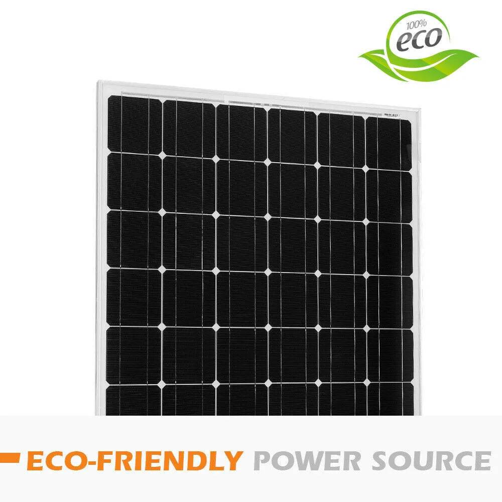 Caravan 250W 12V Mono Solar Panel Kit - Roxom Boat trailer Parts