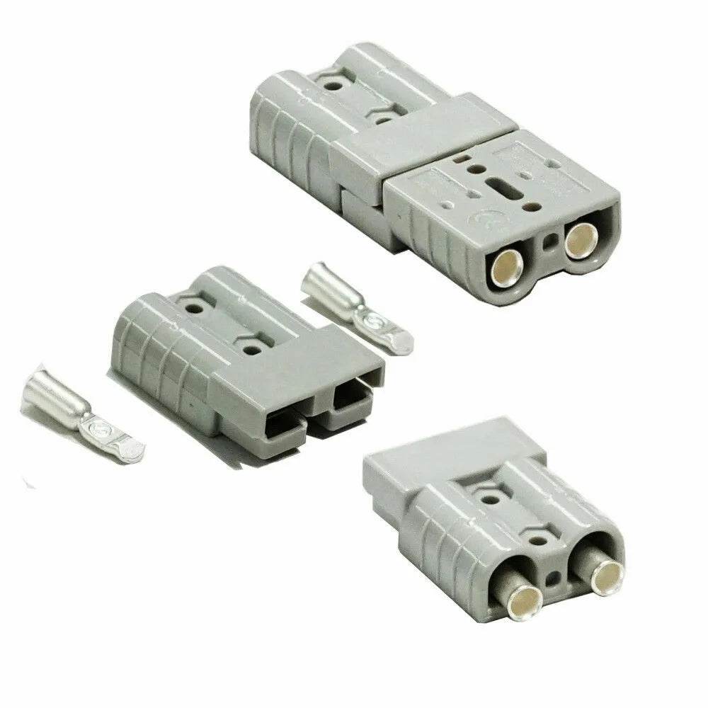 10x Anderson Style Plug Connectors 12-24V 50 Amp - Roxom Boat trailer Parts